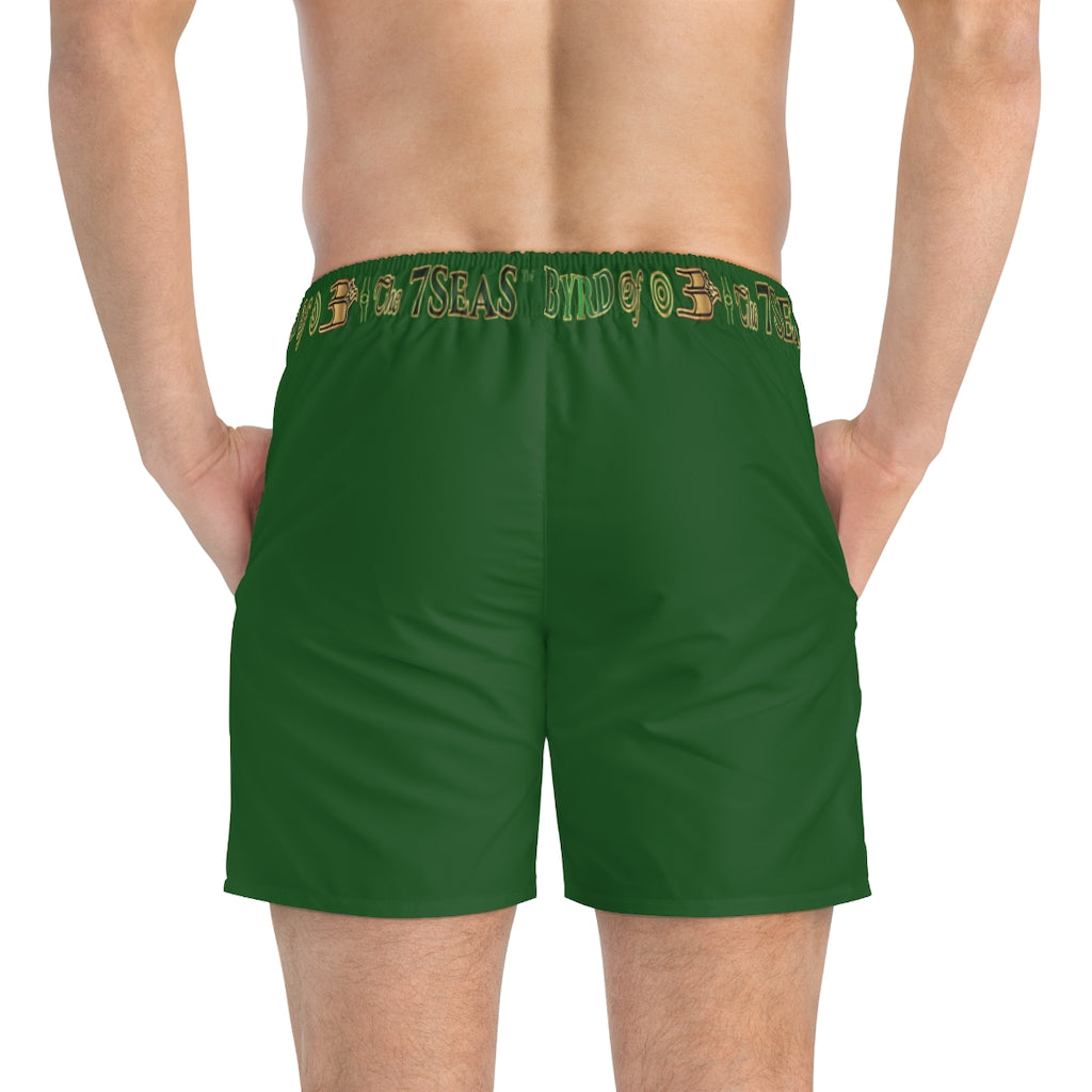 APEP - BYRD OF THE 7SEAS GODS APPAREL - NATURAL GREEN - Gods/Men Swim Trunks