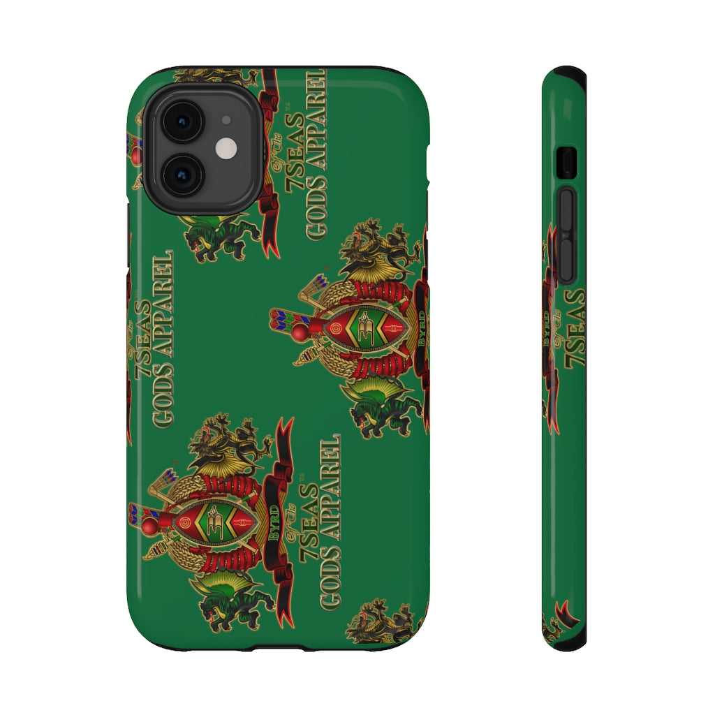 APEP - BYRD OF THE 7SEAS GODS APPAREL - GREEN - Impact-Resistant Phone Cases