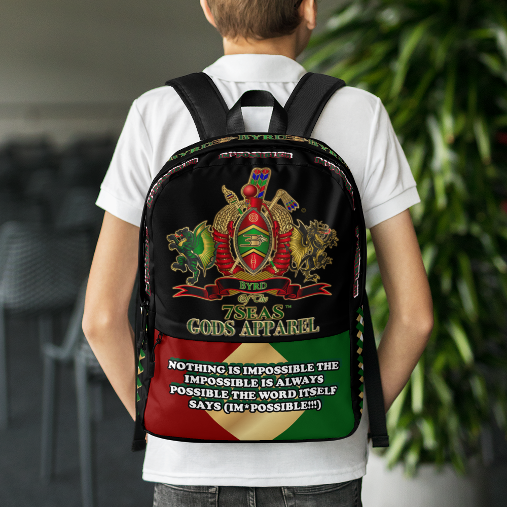 APEP - BYRD OF THE 7SEAS GODS APPAREL - Black - Gods & Goddess Backpack