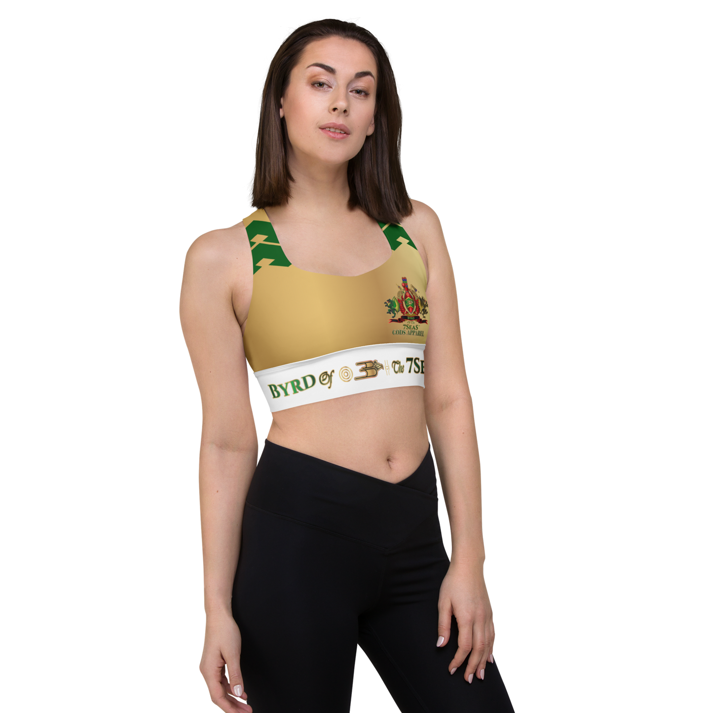 APEP - BYRD OF THE 7SEAS GODS APPAREL - DUST - Longline sports bra