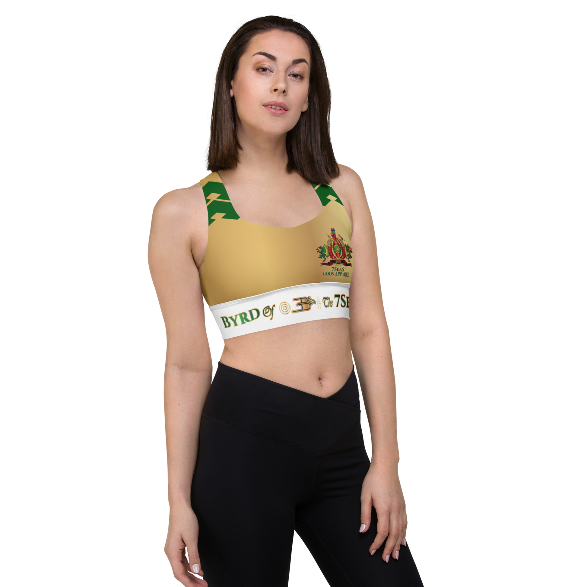 APEP - BYRD OF THE 7SEAS GODS APPAREL - DUST - Longline sports bra