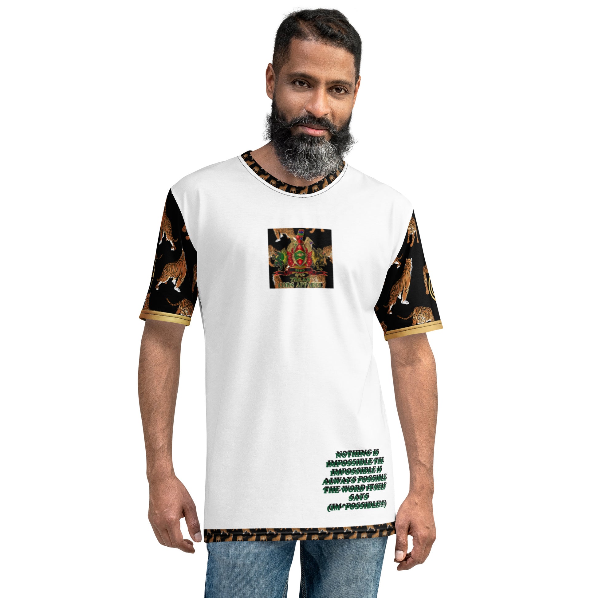 APEP - BYRD OF THE 7SEAS GODS APPAREL - White - Tiger Edition - Gods/Men AOP t-shirt