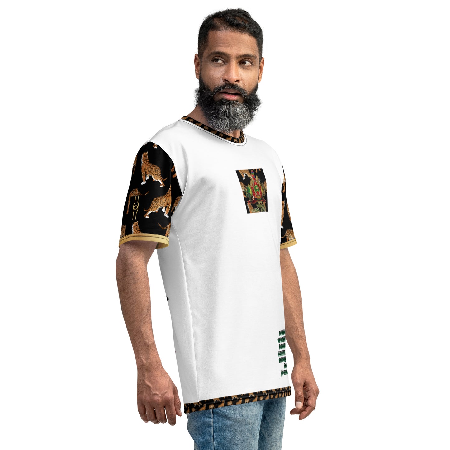 APEP - BYRD OF THE 7SEAS GODS APPAREL - White - Tiger Edition - Gods/Men AOP t-shirt