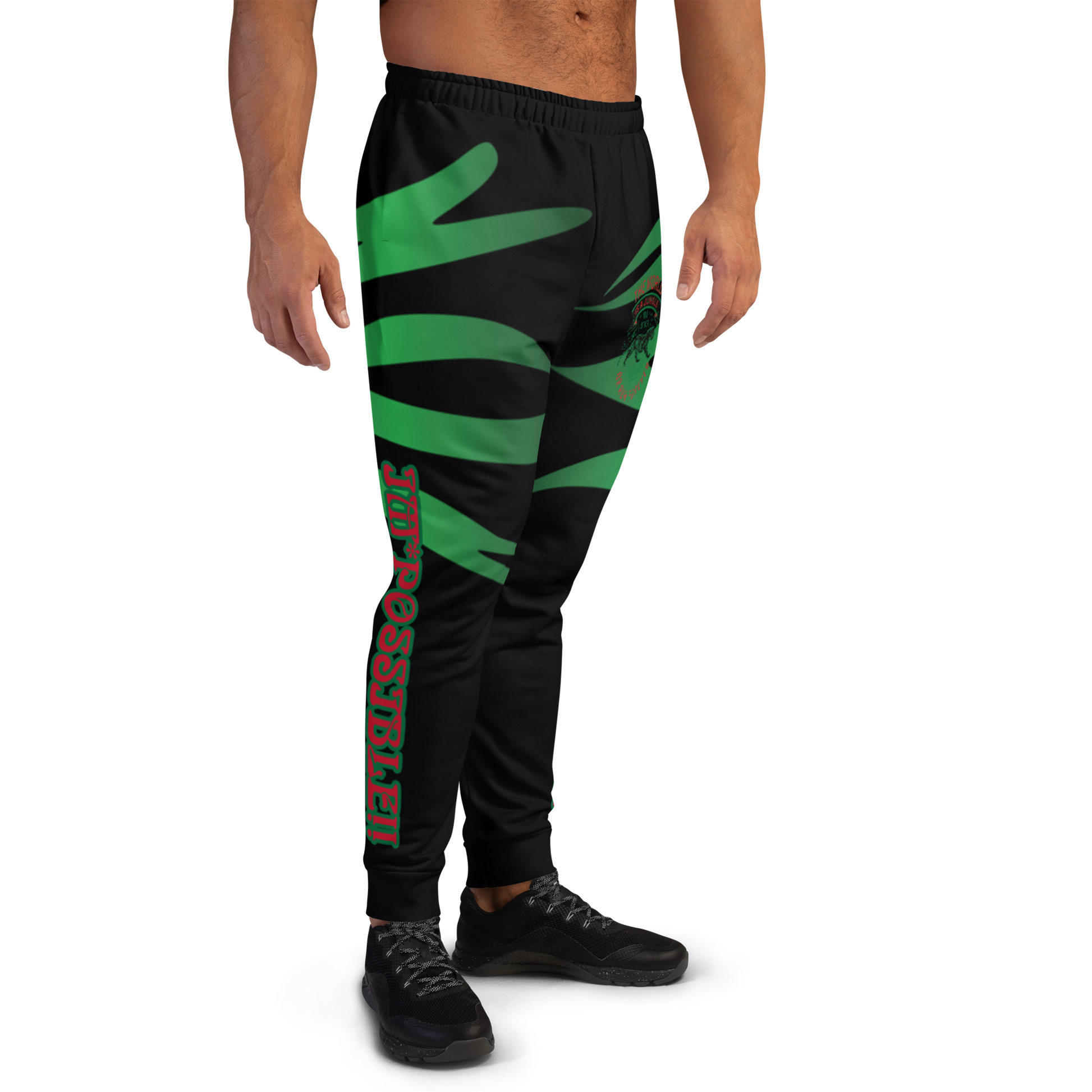 World Is A Jungle - BYRD OF THE 7SEAS GODS APPAREL - TIGER EDITION - ENBYRD - BLACK - Gods/Mens Joggers