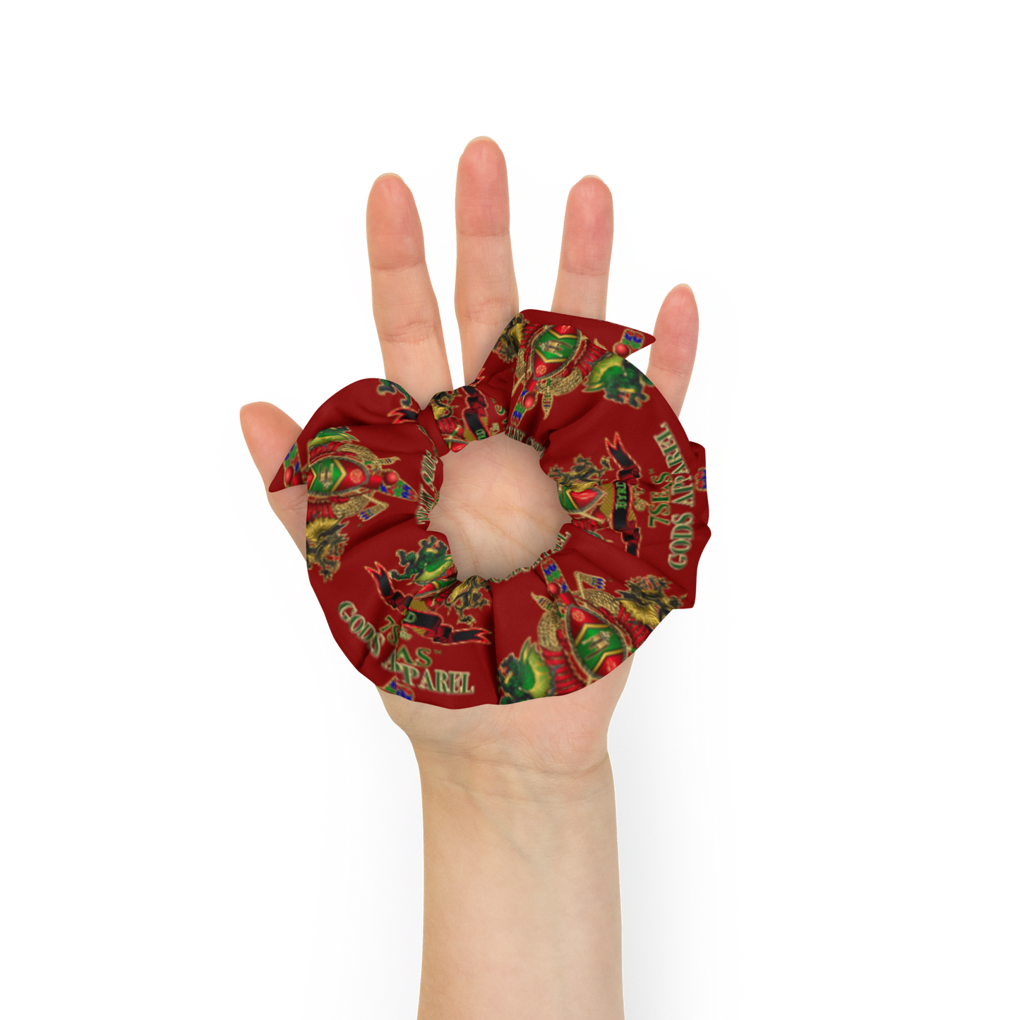 APEP - BYRD OF THE 7SEAS GODS APPAREL - RED - Goddess/Women Scrunchie