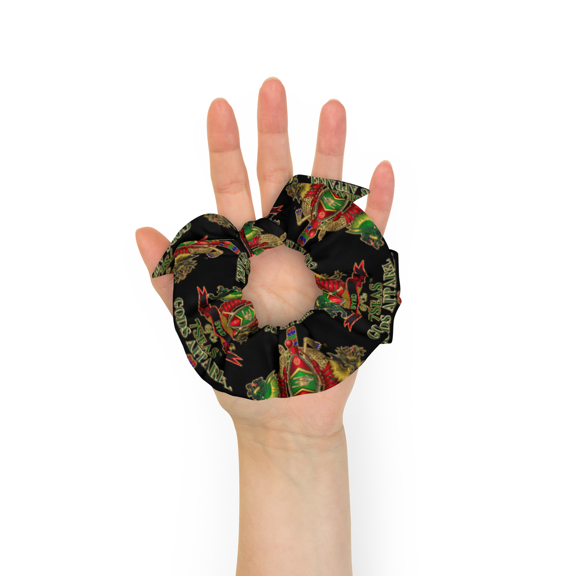 APEP - BYRD OF THE 7SEAS GODS APPAREL - Black - Goddess Scrunchie