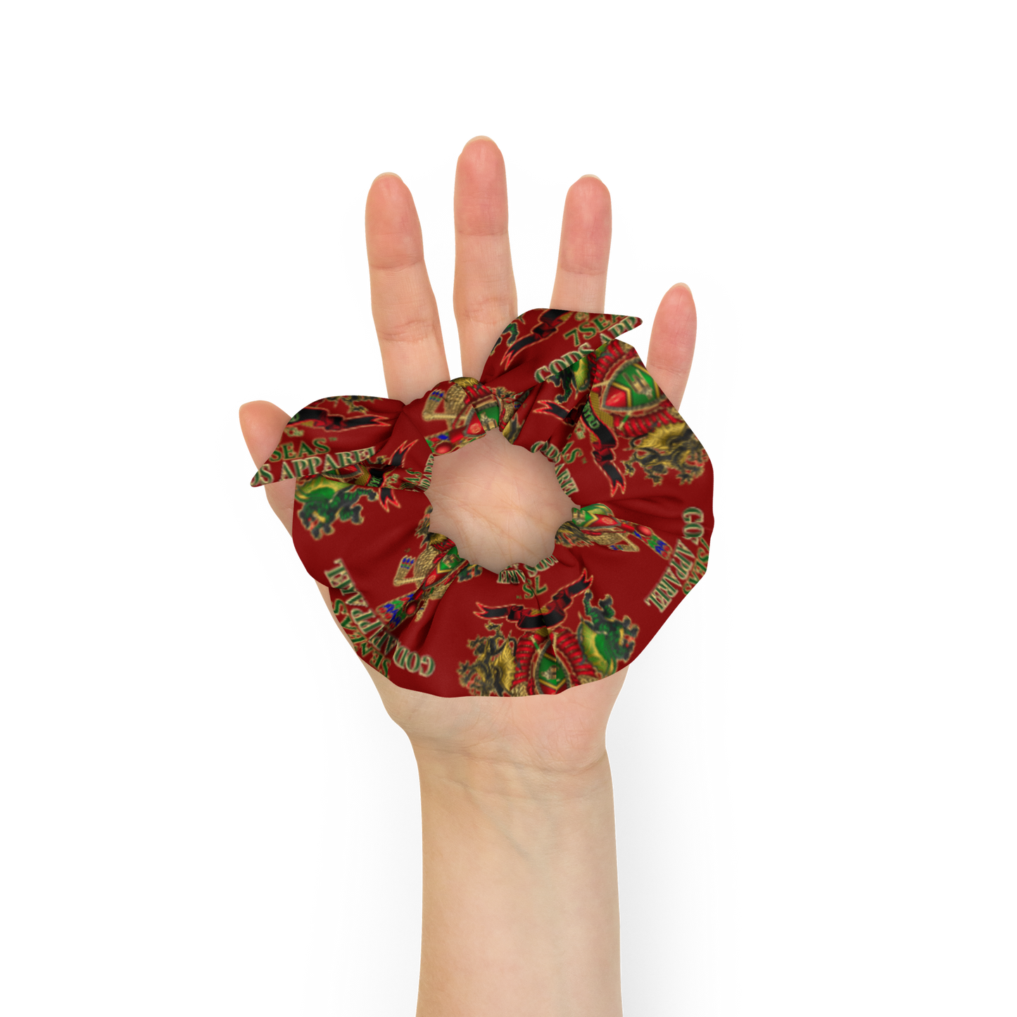 APEP - BYRD OF THE 7SEAS GODS APPAREL - RED - Goddess/Women Scrunchie