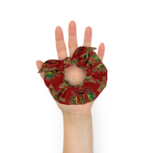 APEP - BYRD OF THE 7SEAS GODS APPAREL - RED - Goddess/Women Scrunchie