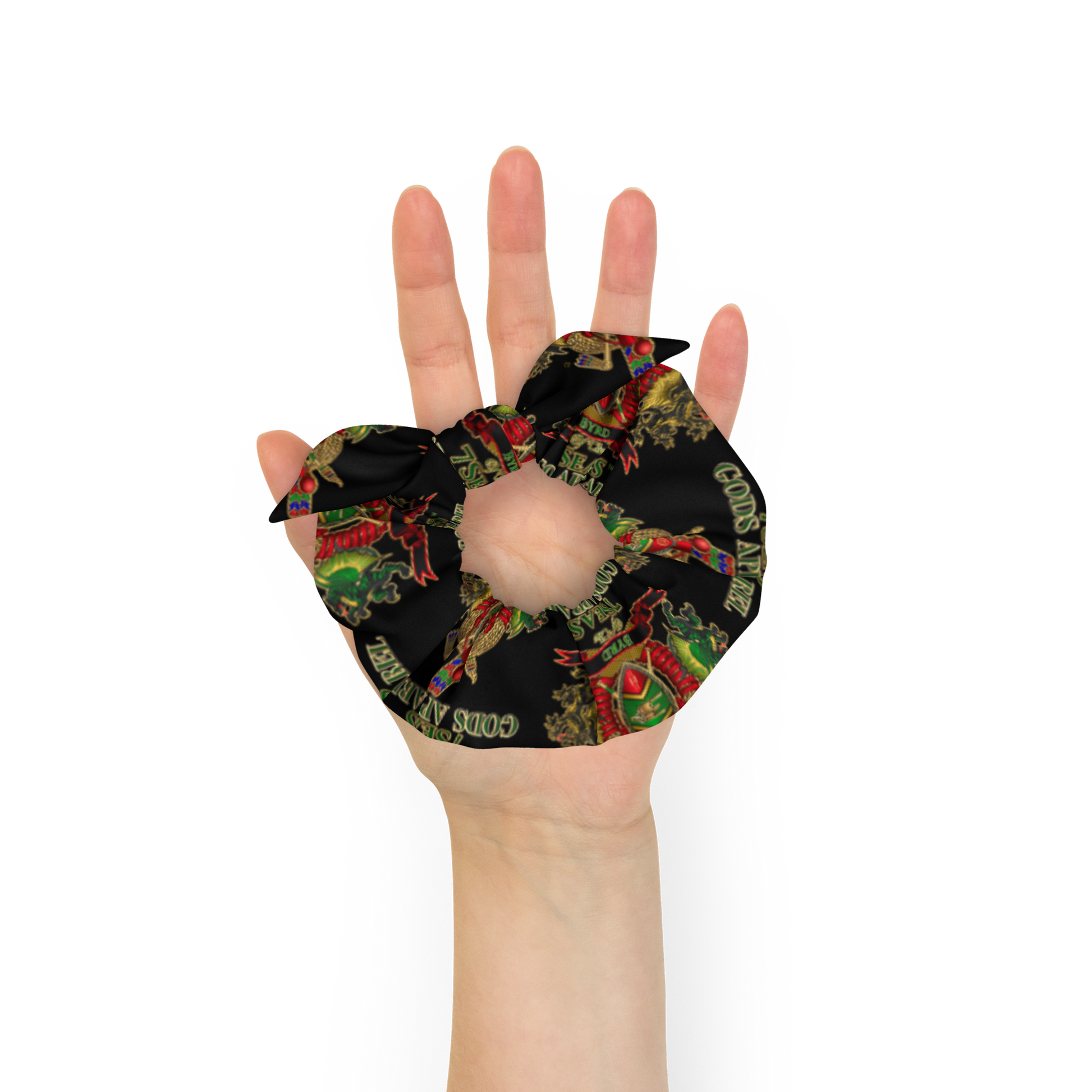 APEP - BYRD OF THE 7SEAS GODS APPAREL - Black - Goddess Scrunchie