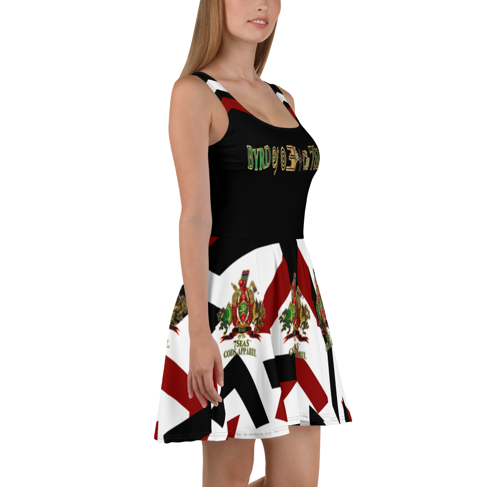 APEP - BYRD OF THE 7SEAS GODS APPAREL - Black - Goddess/Women Skater Dress