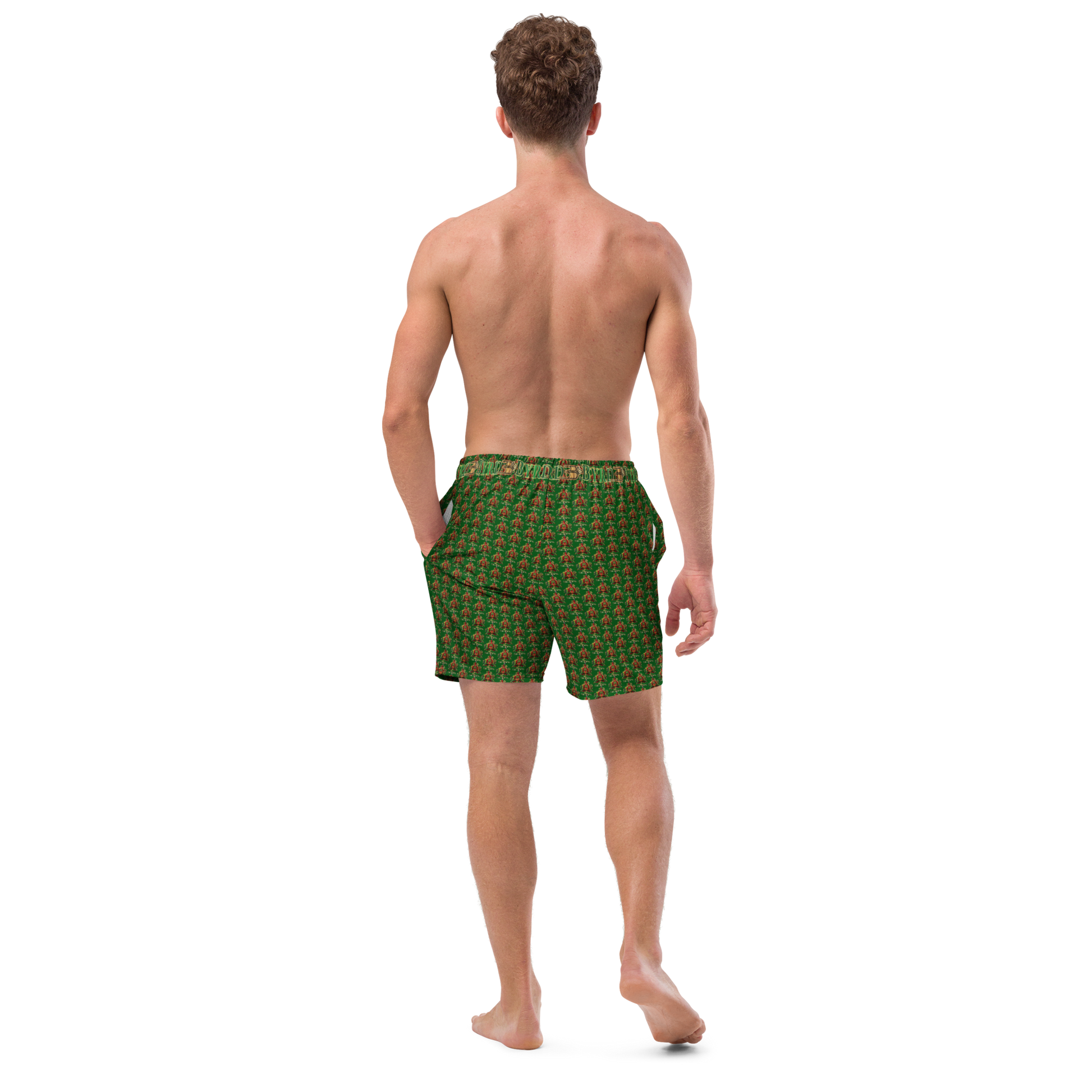 APEP - BYRD OF THE 7SEAS GODS APPAREL - GREEN - Gods/Men swim trunks