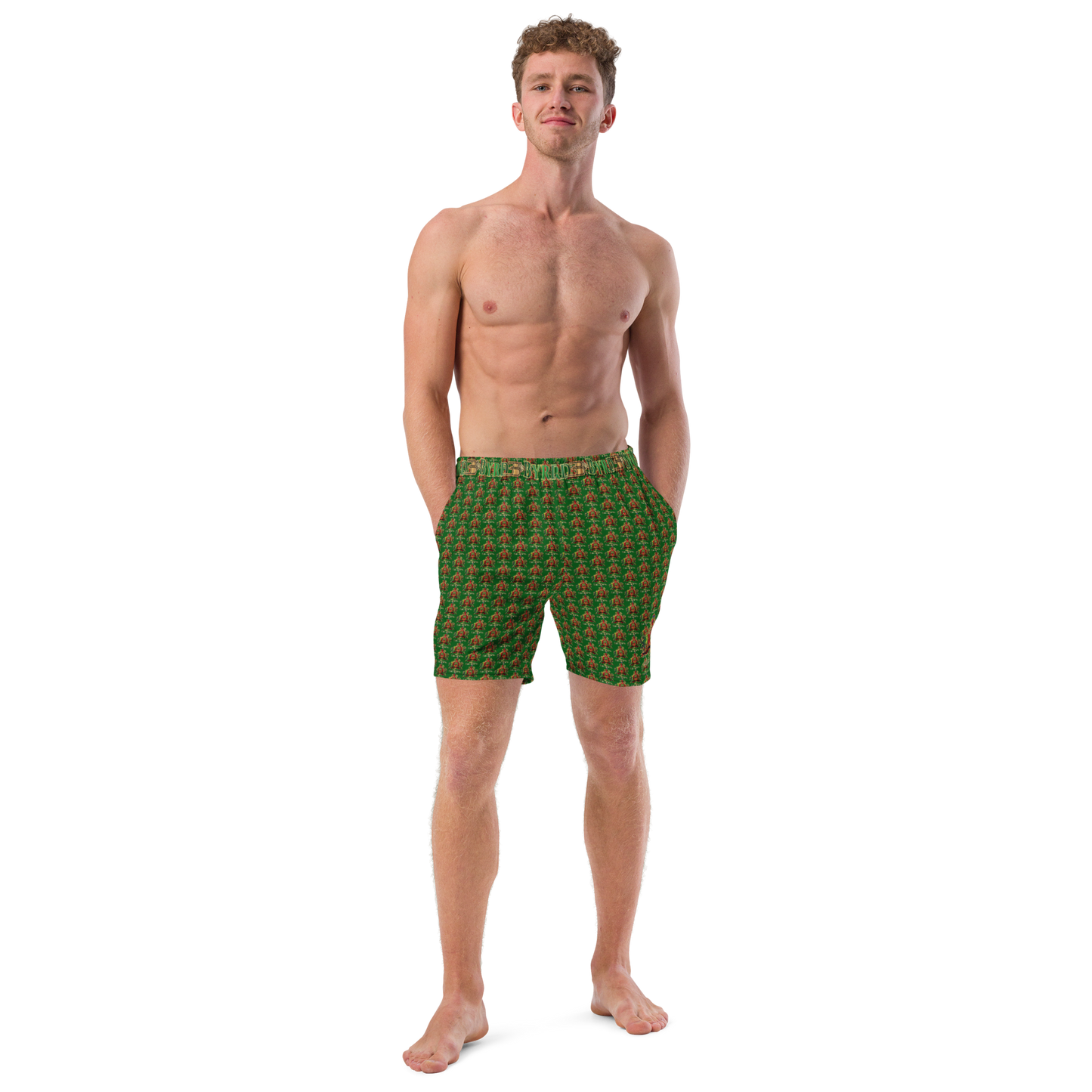 APEP - BYRD OF THE 7SEAS GODS APPAREL - GREEN - Gods/Men swim trunks