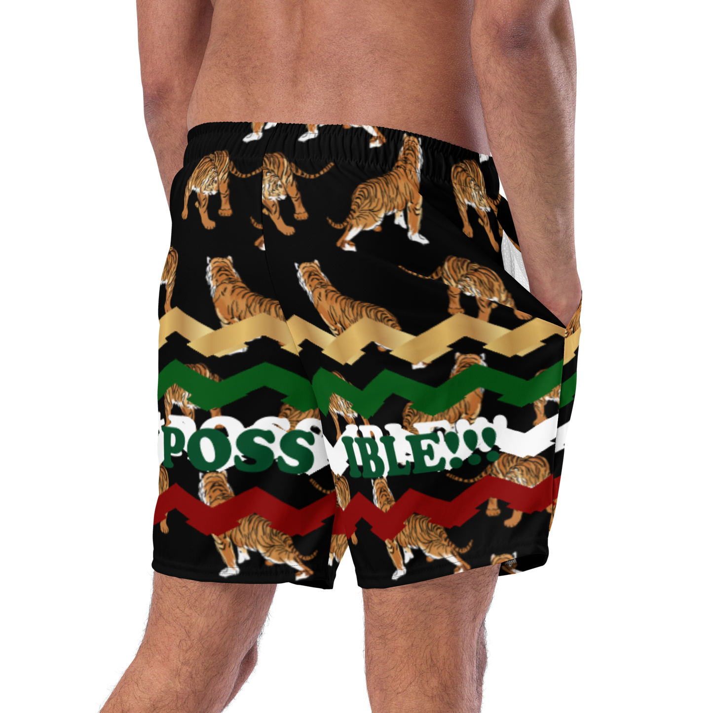 APEP - BYRD OF THE 7SEAS GODS APPAREL - Black - Tiger Edition - Gods/Men swim trunks