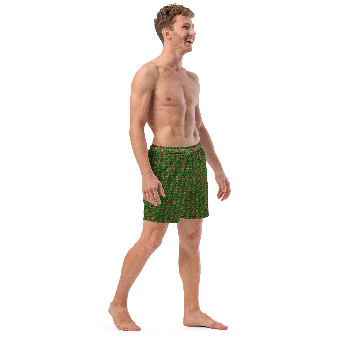 APEP - BYRD OF THE 7SEAS GODS APPAREL - GREEN - Gods/Men swim trunks