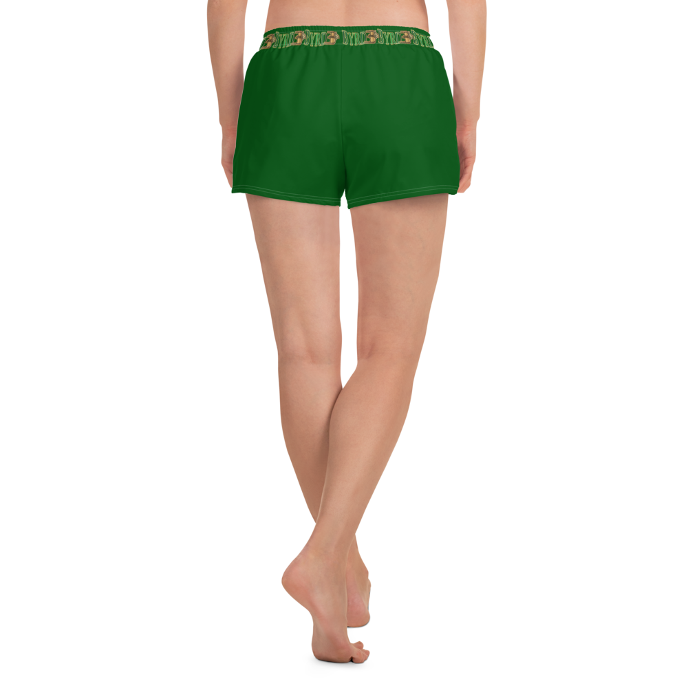 APEP - BYRD OF THE 7SEAS GODS APPAREL - NATURAL GREEN - Goddess/Women Athletic Short Shorts