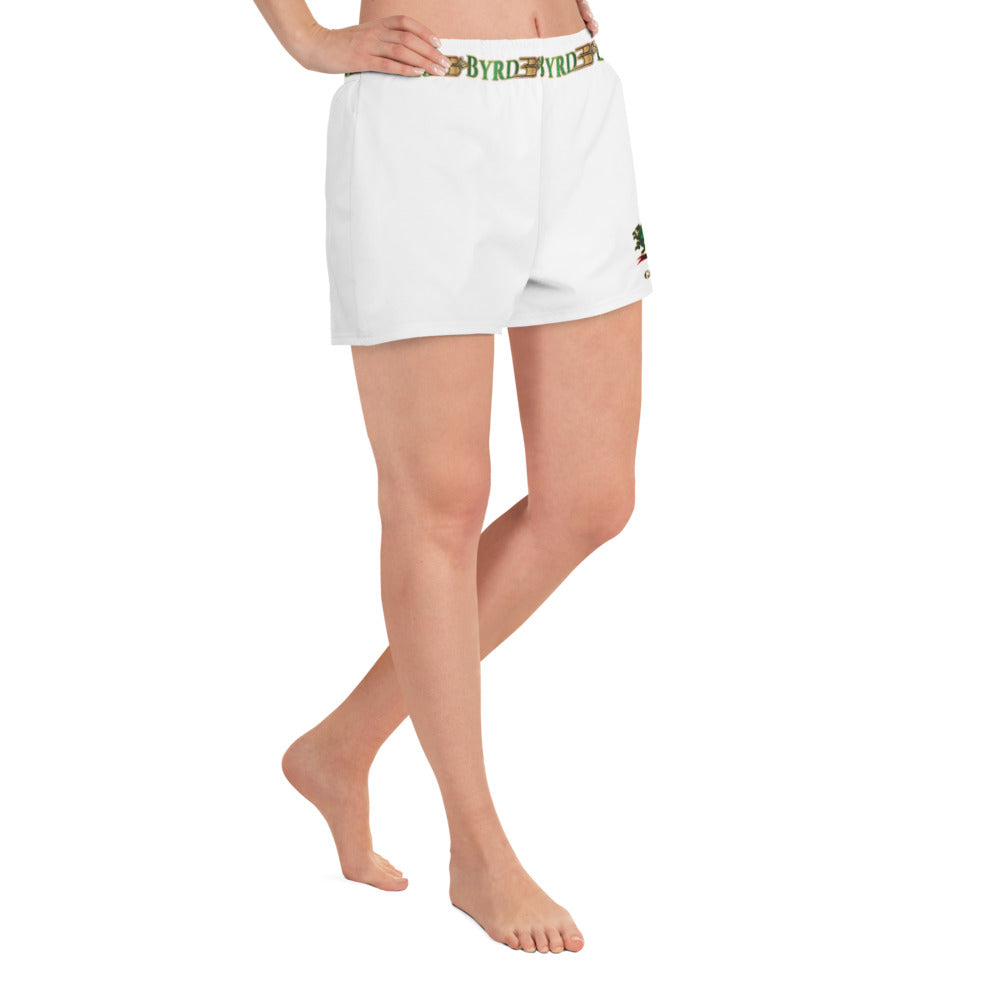 APEP - BYRD OF THE 7SEAS GODS APPAREL - NATURAL WHITE - Goddess/Women Athletic Short Shorts