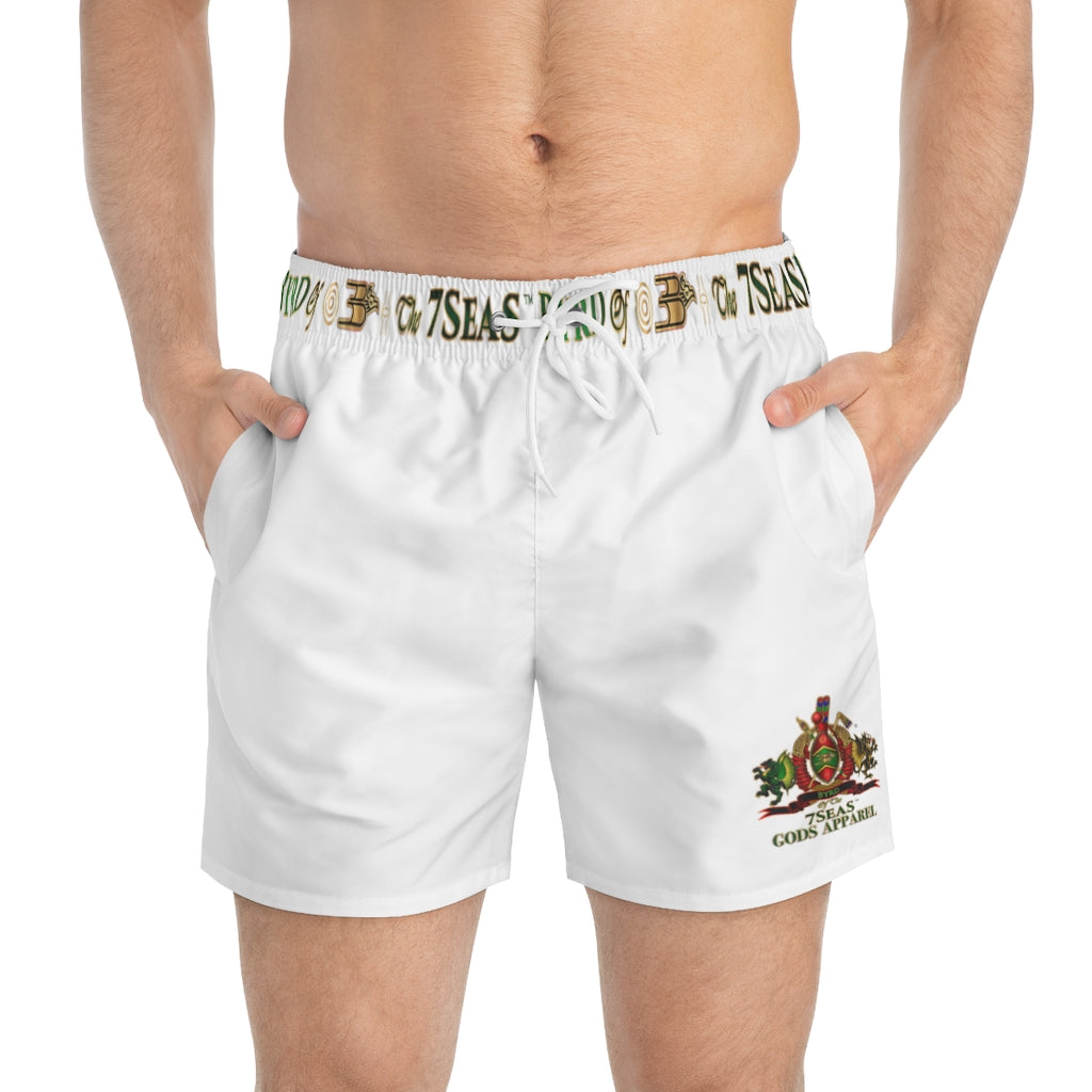 APEP - BYRD OF THE 7SEAS GODS APPAREL - NATURAL WHITE - Gods/Men Swim Trunks