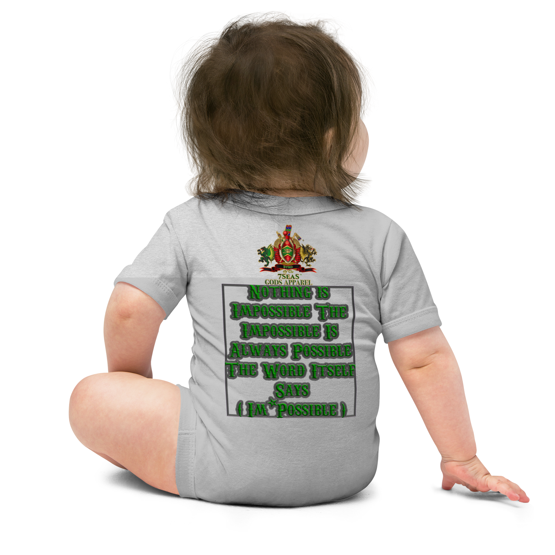 ENBYRD - BYRD OF THE 7SEAS GODS APPAREL - Baby Gods & Goddess short sleeve one piece