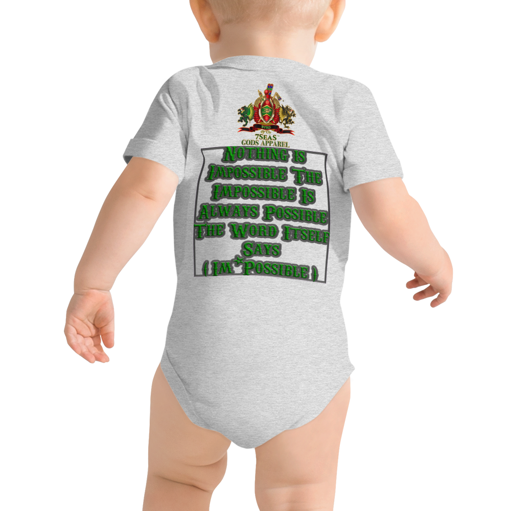 APEP - BYRD OF THE 7SEAS GODS APPAREL - Baby Gods & Goddess unisex short sleeve one piece