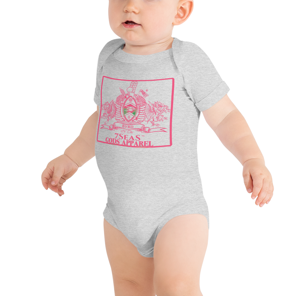 TIAMAT - BYRD OF THE 7SEAS GODS APPAREL - PINK - Baby Gods & Goddess short sleeve one piece