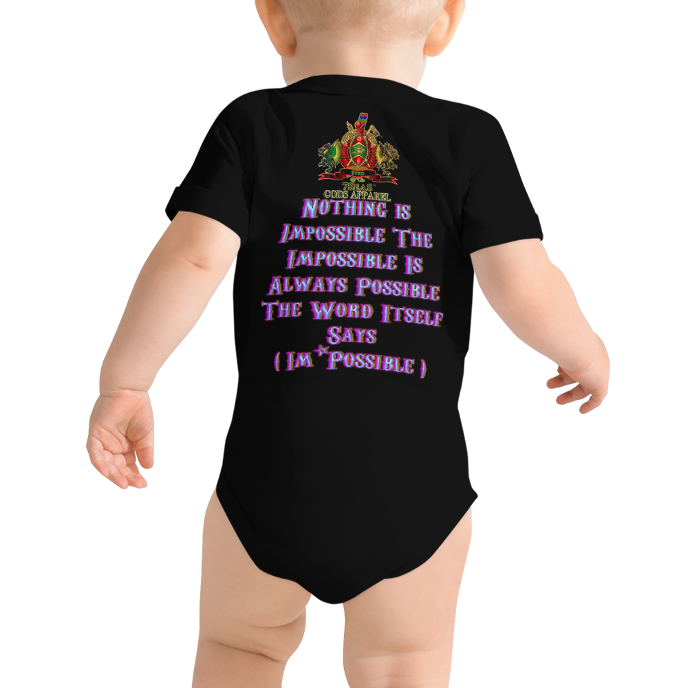 BUNZI - BYRD OF THE 7SEAS GODS APPAREL - Baby Gods & Goddess short sleeve one piece