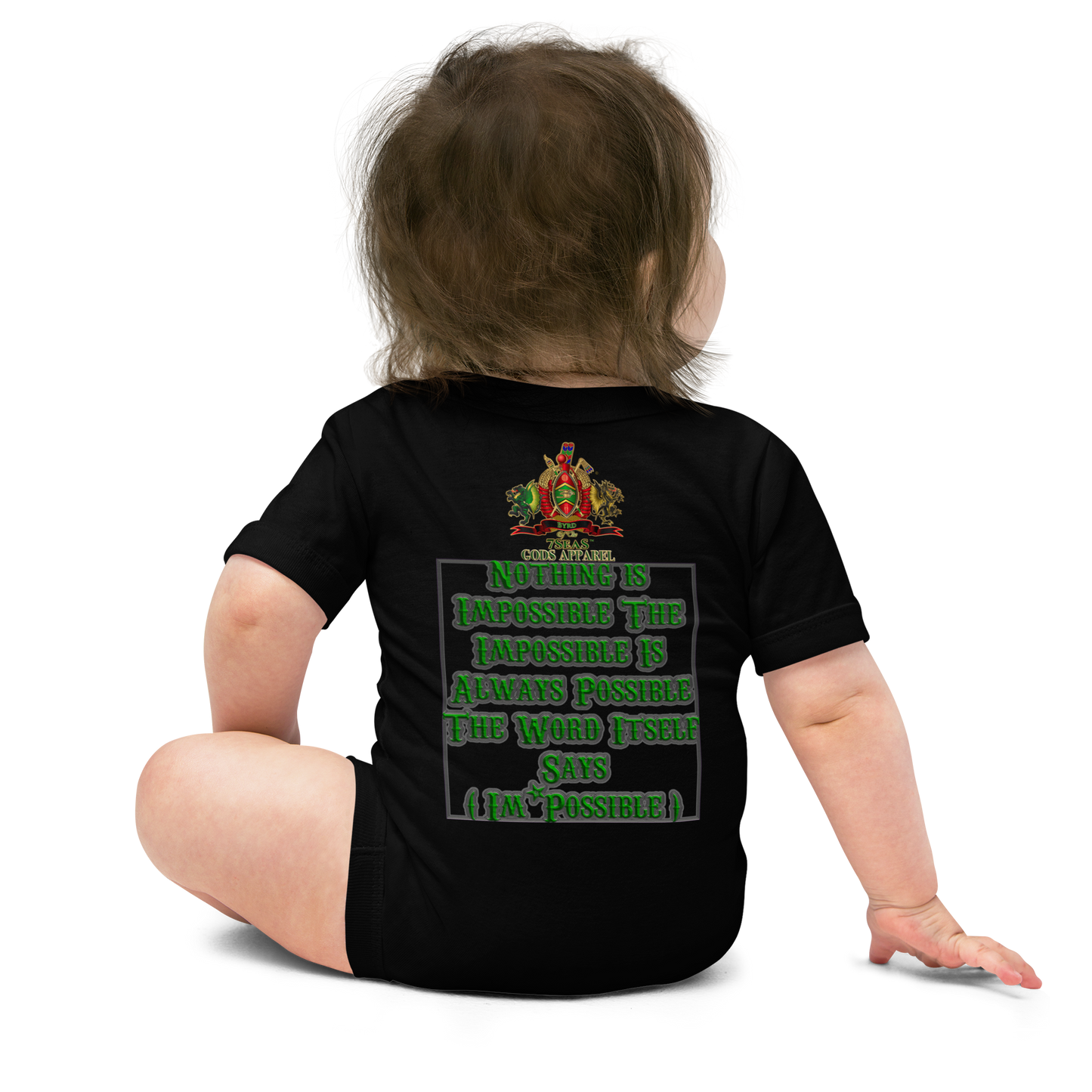 ENBYRD - BYRD OF THE 7SEAS GODS APPAREL - Baby Gods & Goddess short sleeve one piece