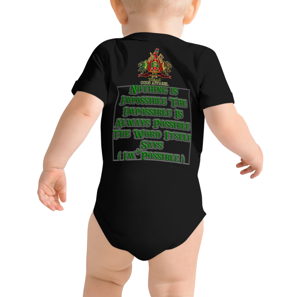 APEP - BYRD OF THE 7SEAS GODS APPAREL - Baby Gods & Goddess unisex short sleeve one piece