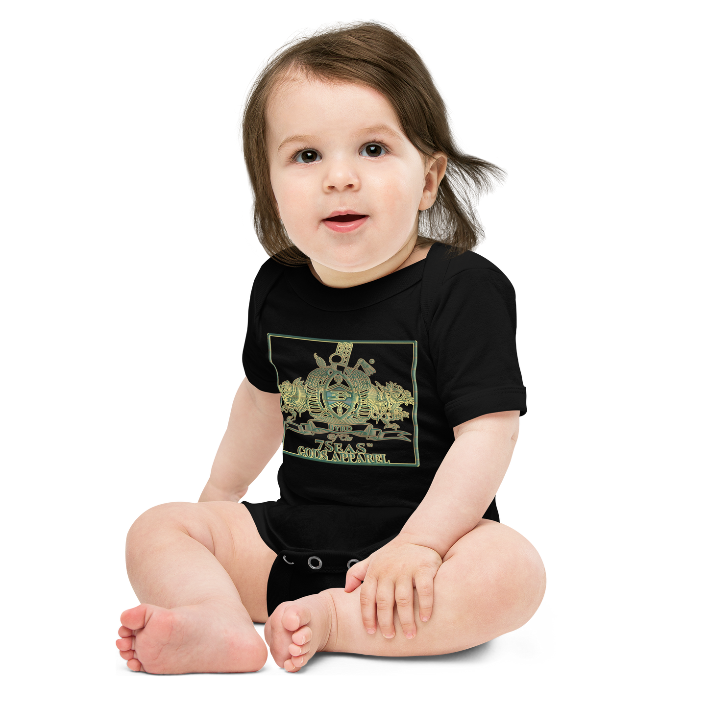 ENBYRD - BYRD OF THE 7SEAS GODS APPAREL - Baby Gods & Goddess short sleeve one piece