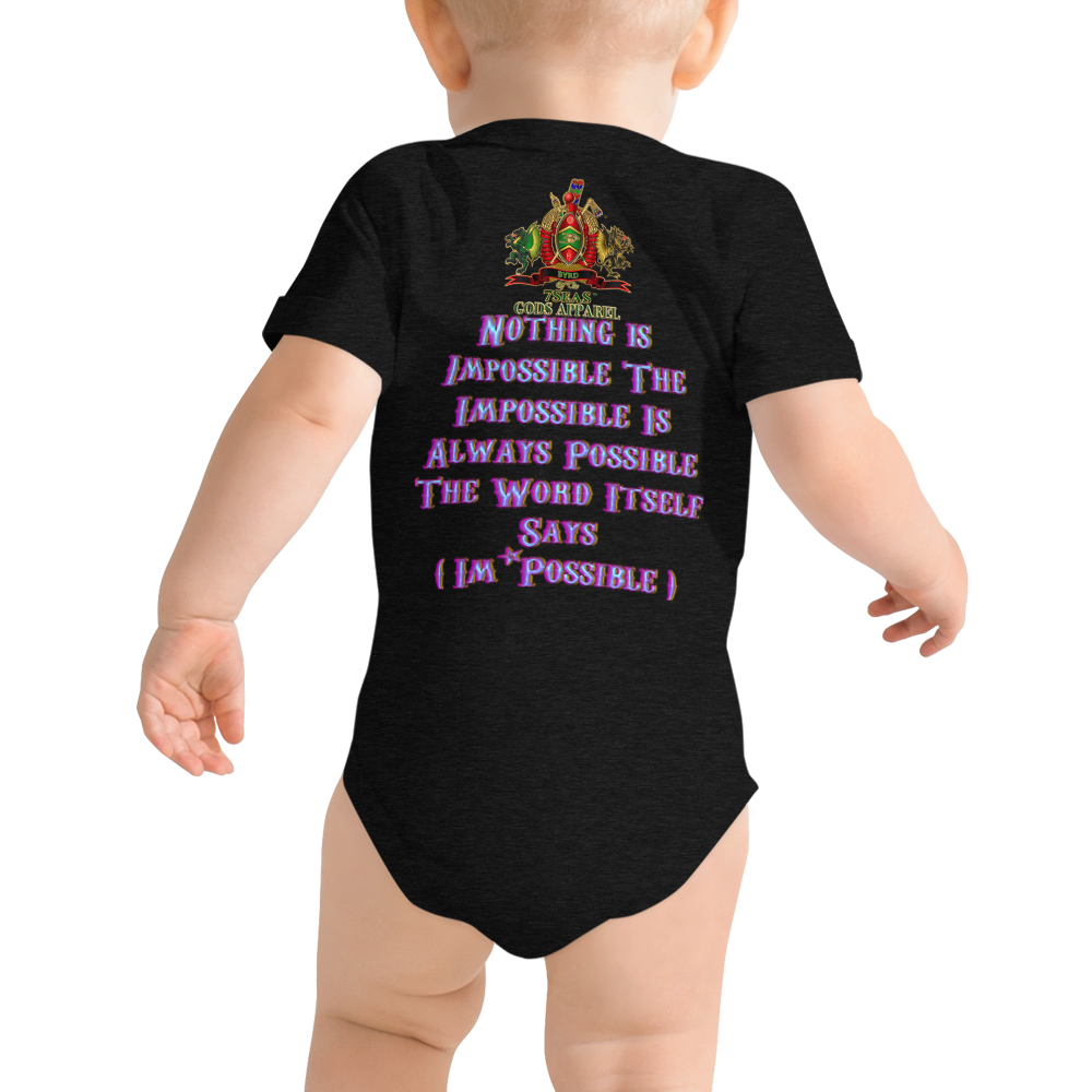 BUNZI - BYRD OF THE 7SEAS GODS APPAREL - Baby Gods & Goddess short sleeve one piece