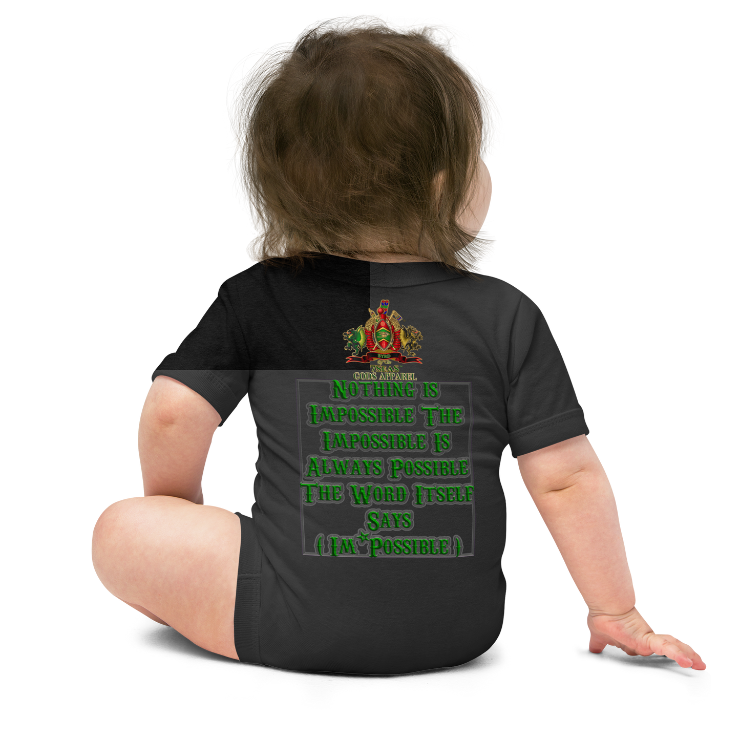 ENBYRD - BYRD OF THE 7SEAS GODS APPAREL - Baby Gods & Goddess short sleeve one piece