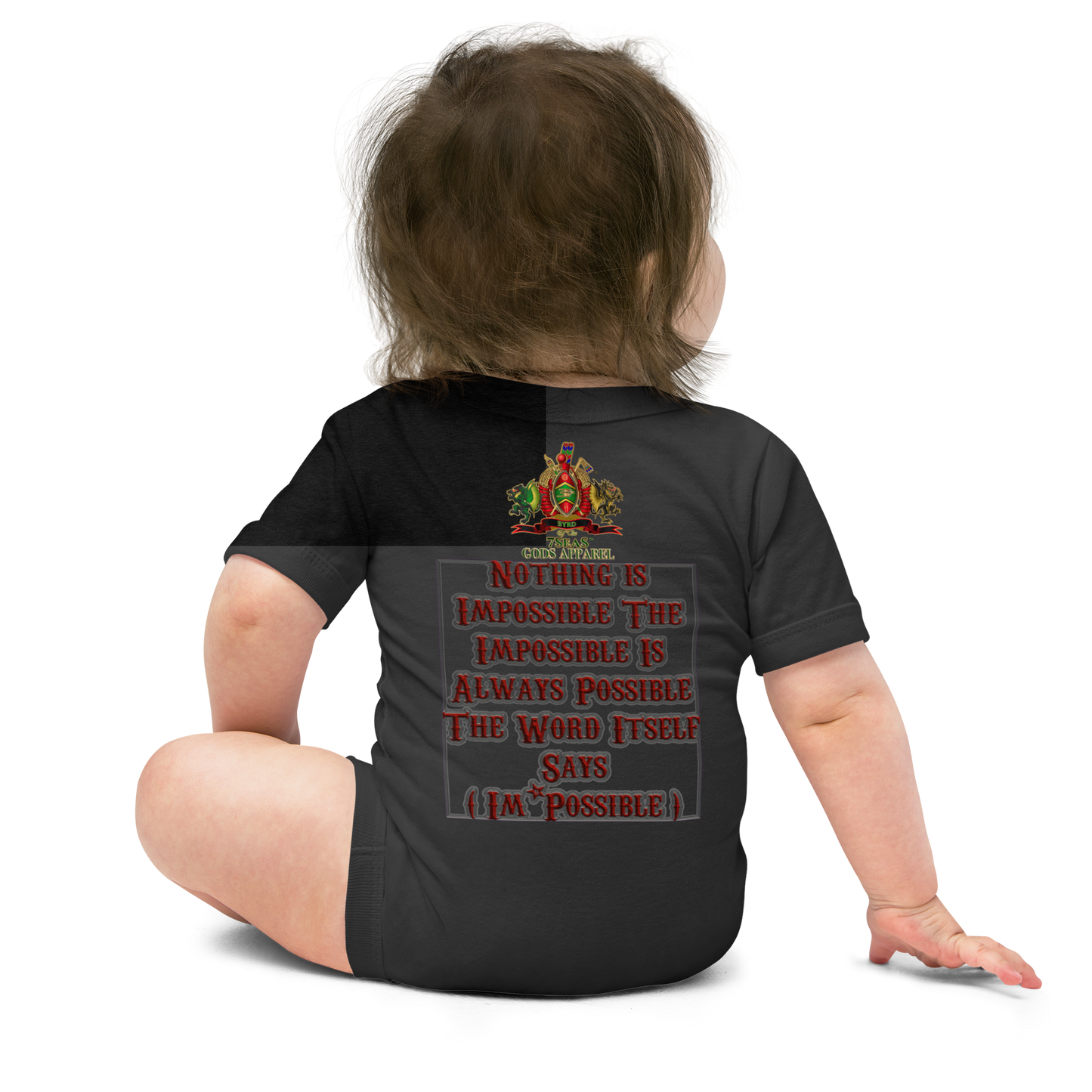 SOBEK - BYRD OF THE 7SEAS GODS APPAREL - BLUE/RED/GREEN - Baby Gods & Goddess short sleeve one piece