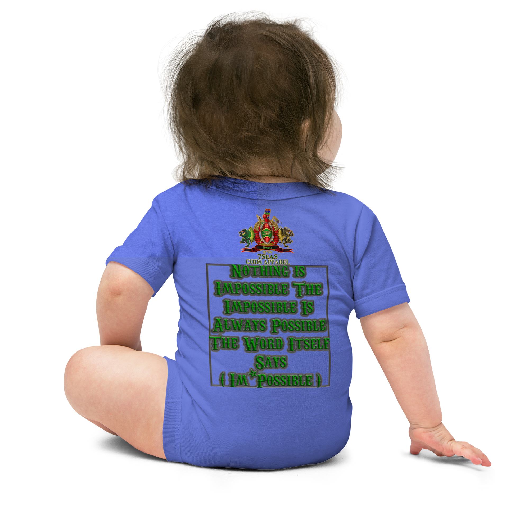 ENBYRD - BYRD OF THE 7SEAS GODS APPAREL - Baby Gods & Goddess short sleeve one piece