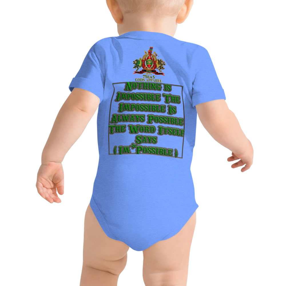 APEP - BYRD OF THE 7SEAS GODS APPAREL - Baby Gods & Goddess unisex short sleeve one piece