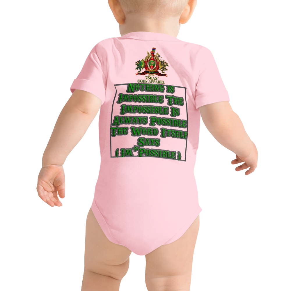 APEP - BYRD OF THE 7SEAS GODS APPAREL - Baby Gods & Goddess unisex short sleeve one piece