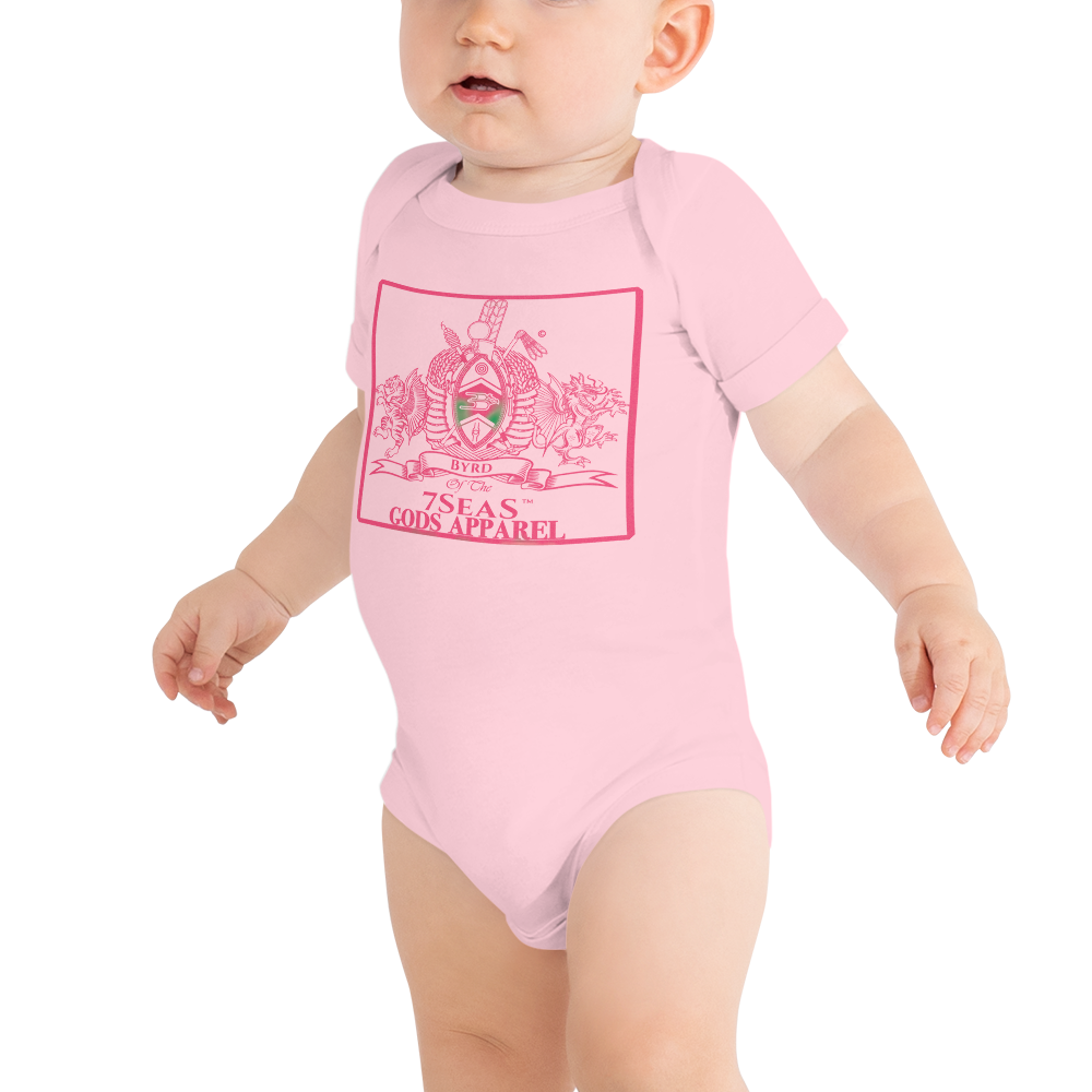 TIAMAT - BYRD OF THE 7SEAS GODS APPAREL - PINK - Baby Gods & Goddess short sleeve one piece