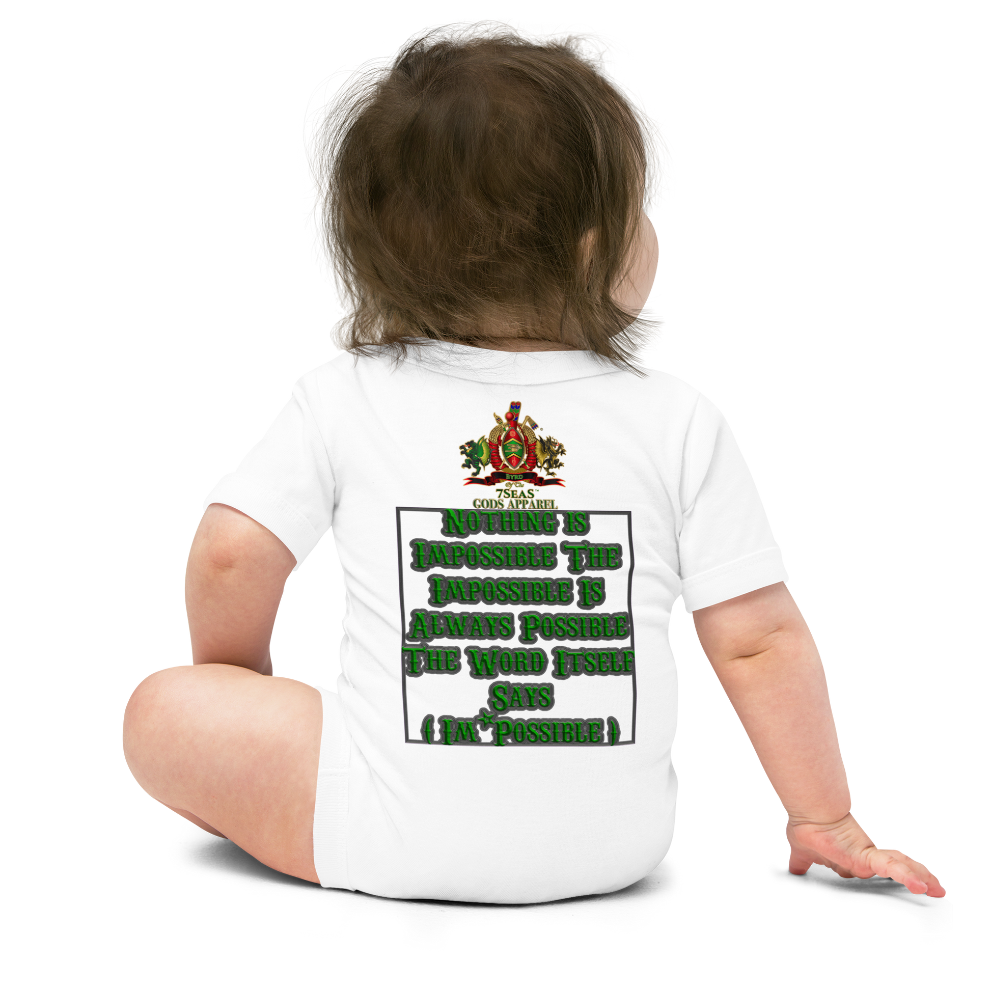 ENBYRD - BYRD OF THE 7SEAS GODS APPAREL - Baby Gods & Goddess short sleeve one piece