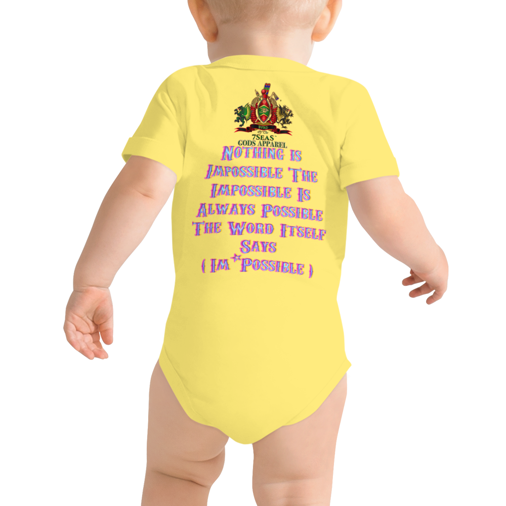 BUNZI - BYRD OF THE 7SEAS GODS APPAREL - Baby Gods & Goddess short sleeve one piece