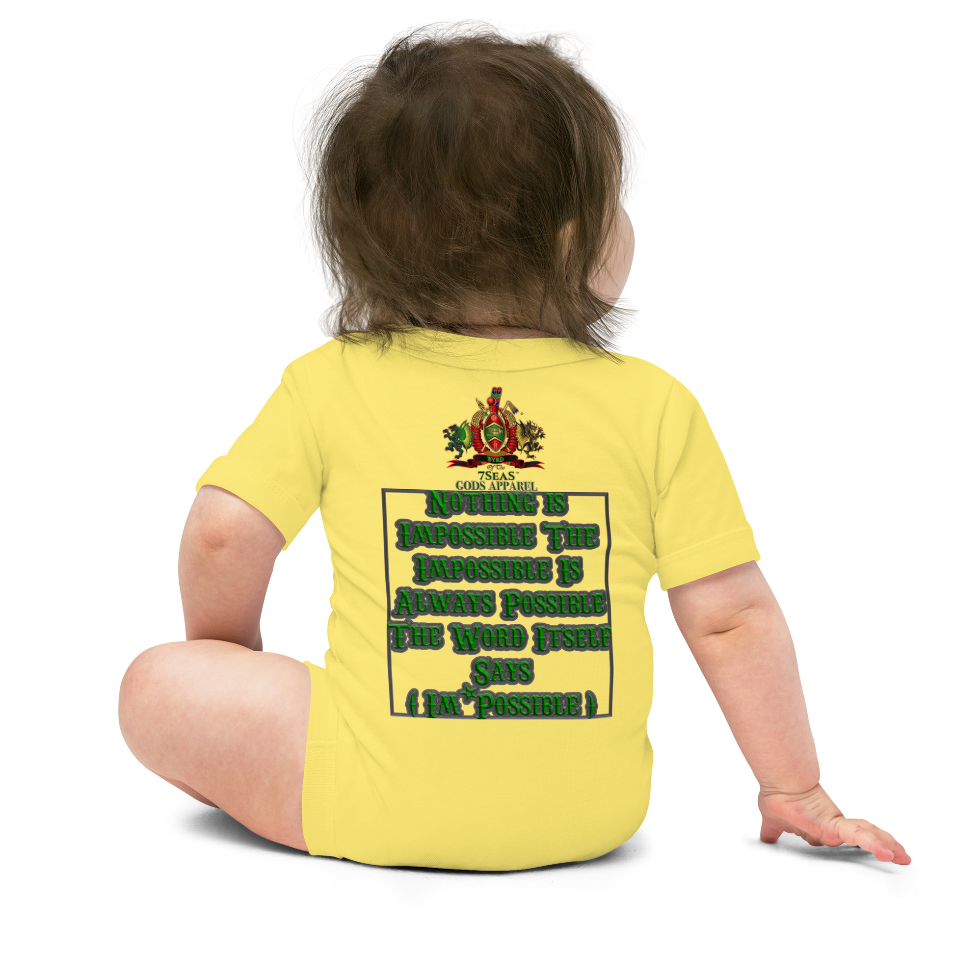 ENBYRD - BYRD OF THE 7SEAS GODS APPAREL - Baby Gods & Goddess short sleeve one piece