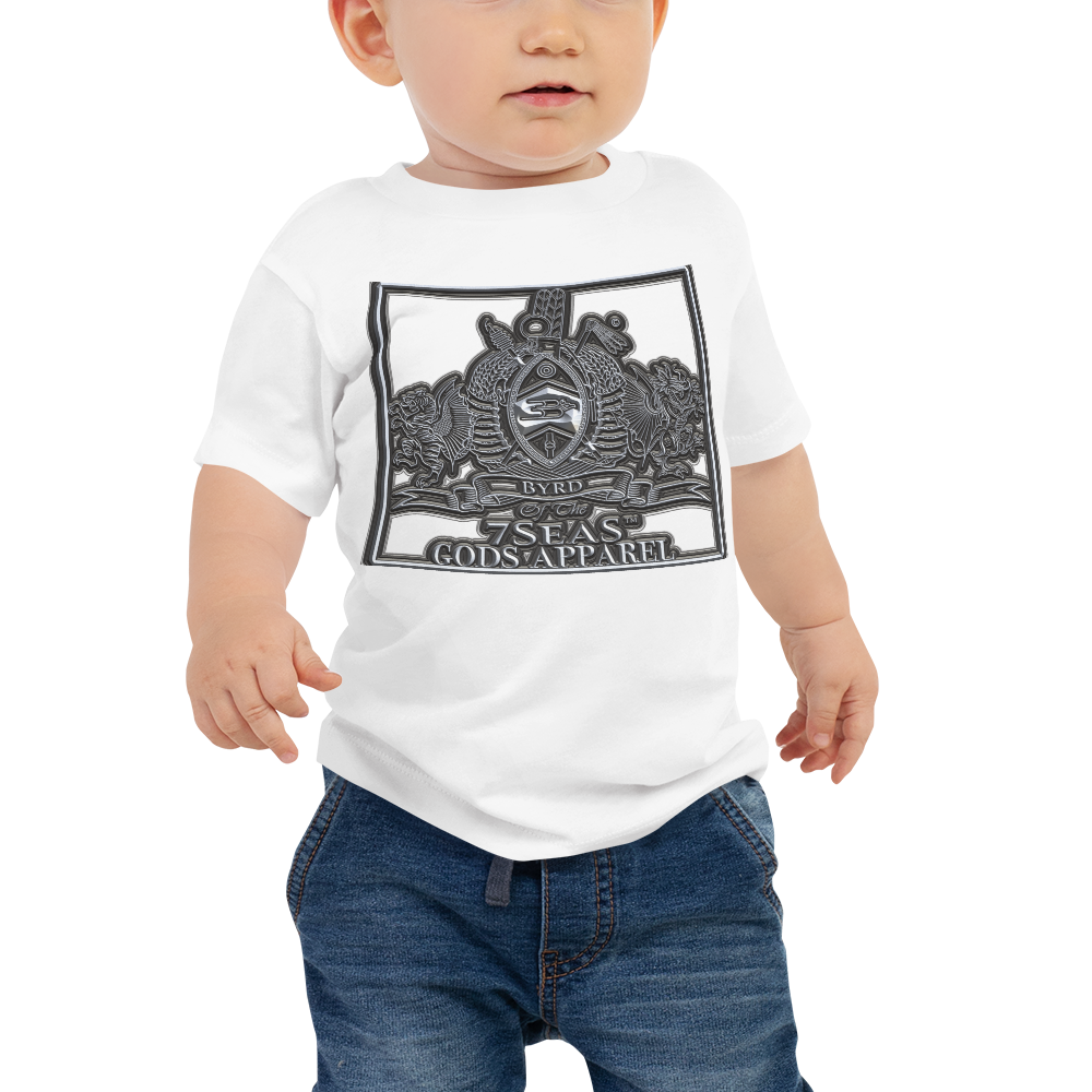 AMUN MIN - Grey - BYRD OF THE 7SEAS GODS APPAREL - Baby Gods&Goddess Jersey Short Sleeve Tee