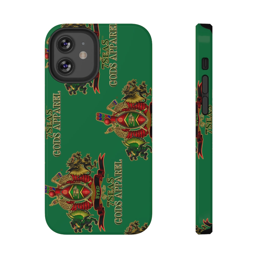 APEP - BYRD OF THE 7SEAS GODS APPAREL - GREEN - Impact-Resistant Phone Cases