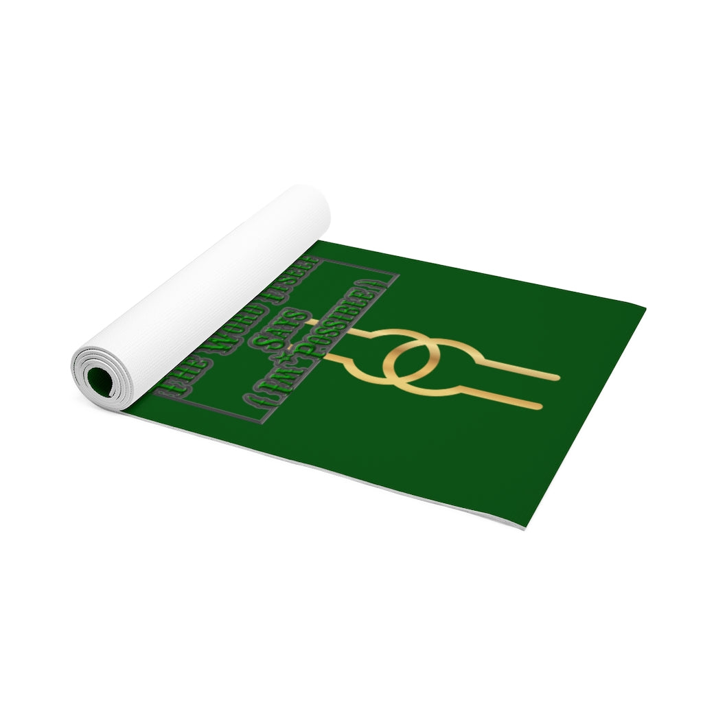 IM*POSSIBLE - BYRD OF THE 7SEAS GODS APPAREL - Green - Gods & Goddess Foam Yoga Mat