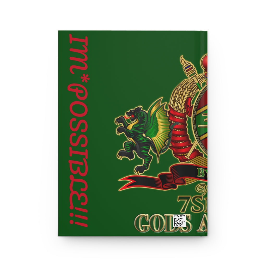 APEP - BYRD OF THE 7SEAS GODS APPAREL - Green - Gods & Goddess Hardcover Journal Matte