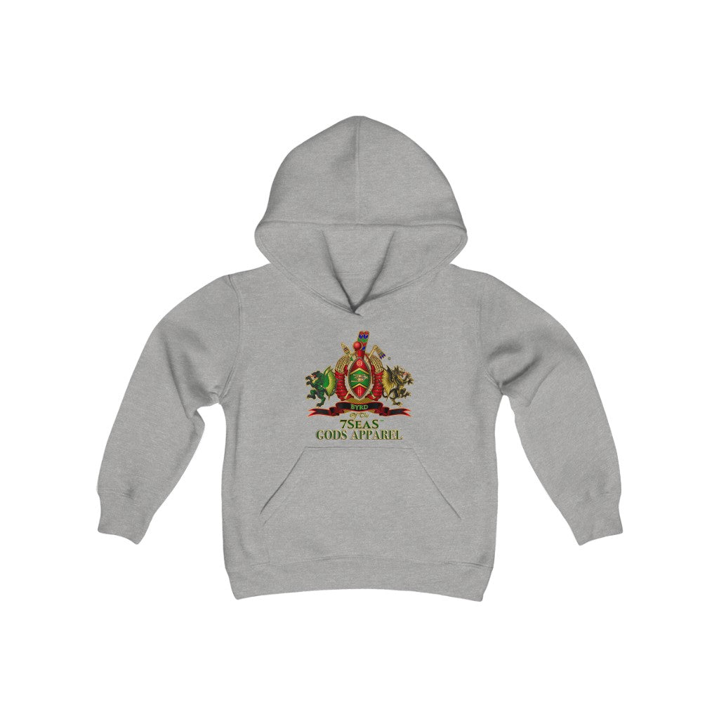 APEP - BYRD OF THE 7SEAS GODS APPAREL - Gods & Goddess Youth Heavy Blend Hooded Sweatshirt