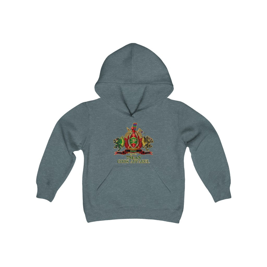 APEP - BYRD OF THE 7SEAS GODS APPAREL - Gods & Goddess Youth Heavy Blend Hooded Sweatshirt