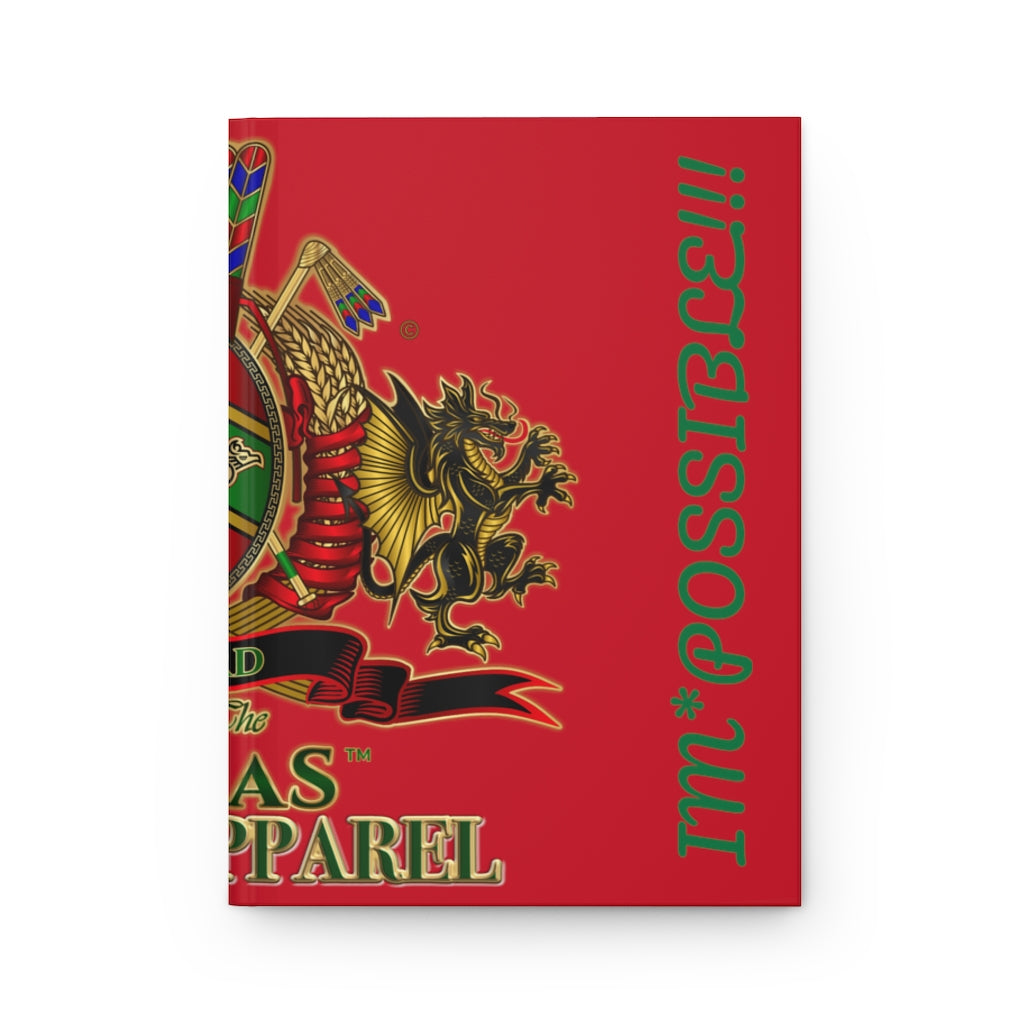 APEP - Byrd Of The 7Seas Gods Apparel - Red - Gods & Goddess Hardcover Journal Matte