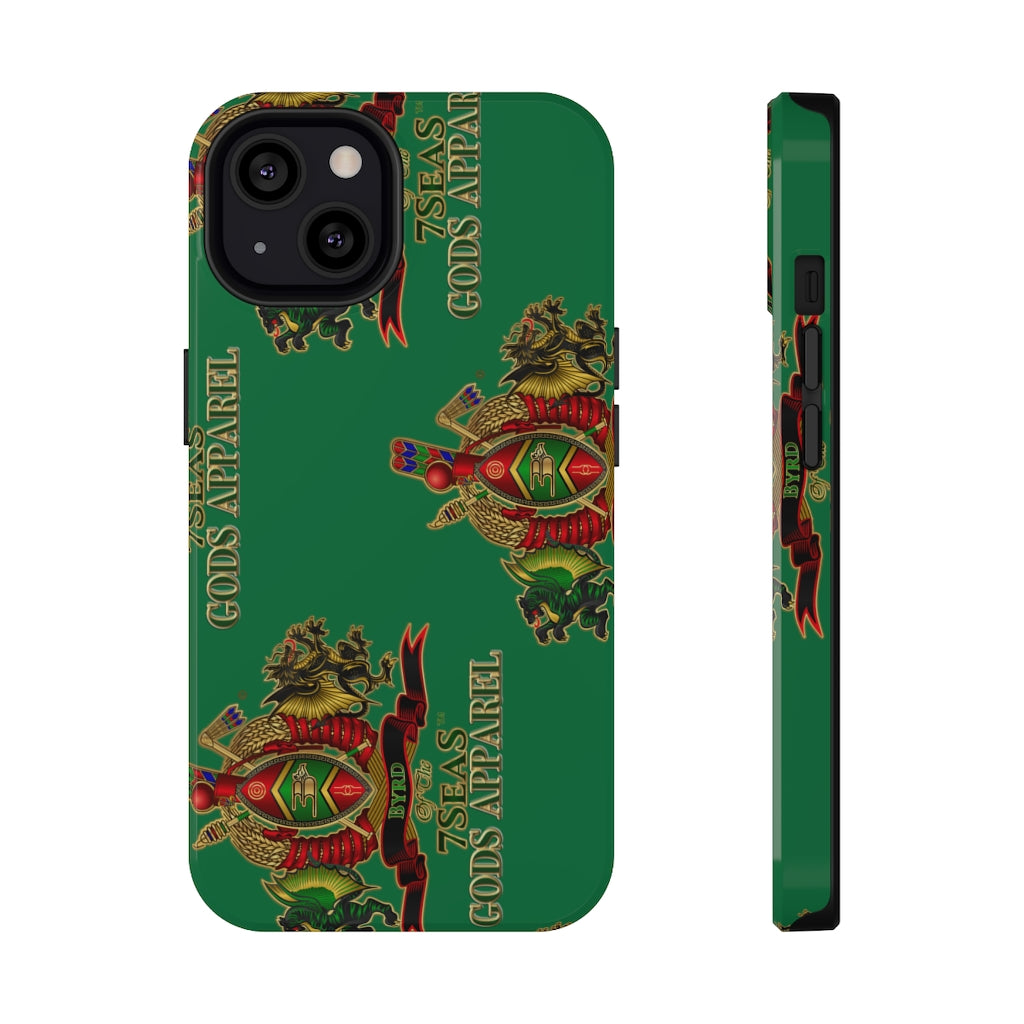 APEP - BYRD OF THE 7SEAS GODS APPAREL - GREEN - Impact-Resistant Phone Cases