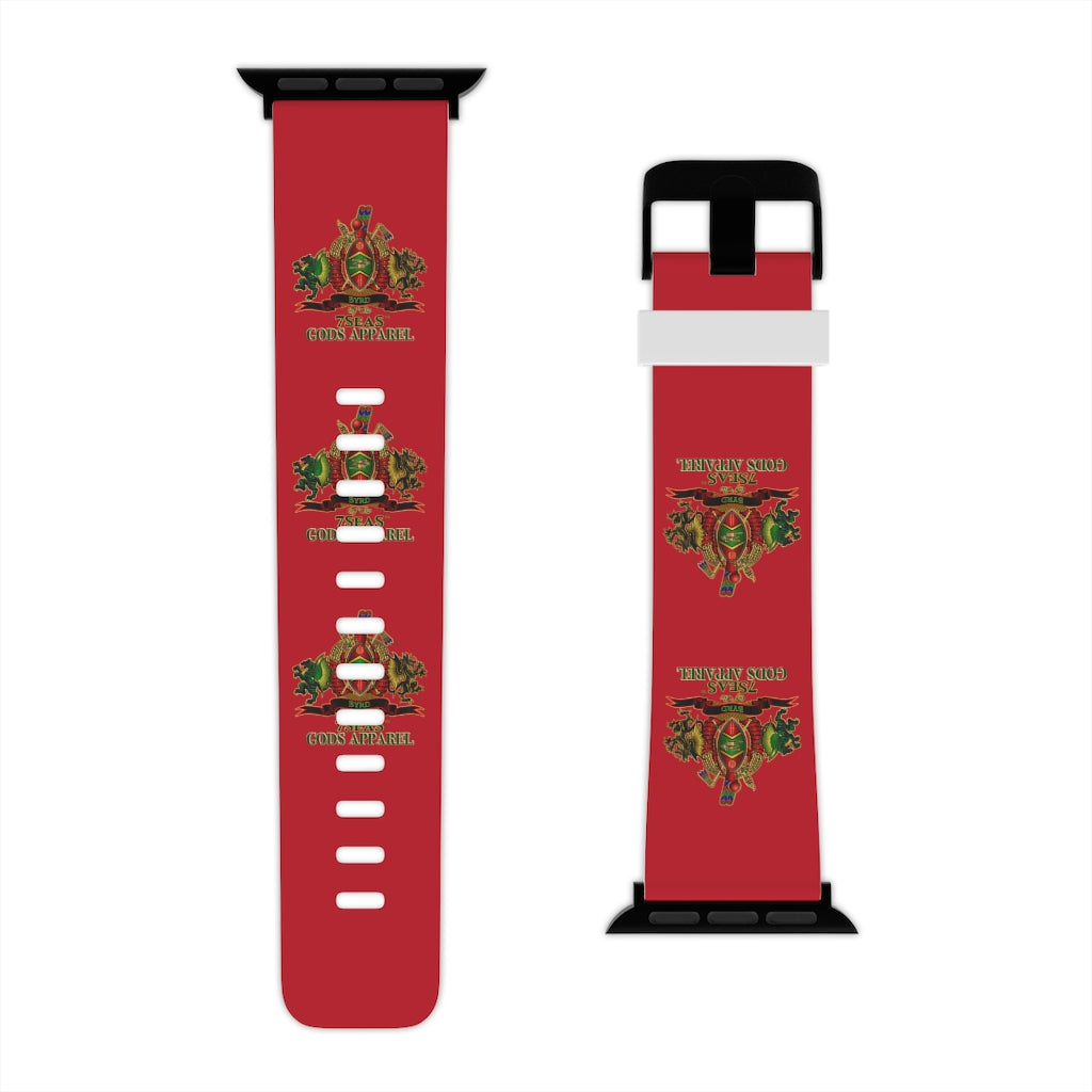 APEP - BYRD OF THE 7SEAS GODS APPAREL - Red - Gods & Goddess Watch Band for Apple Watch