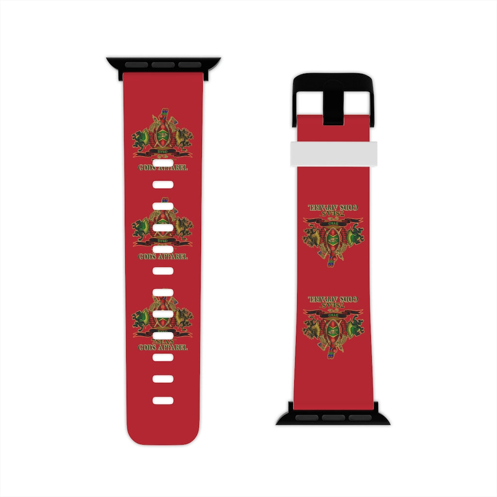 APEP - BYRD OF THE 7SEAS GODS APPAREL - Red - Gods & Goddess Watch Band for Apple Watch