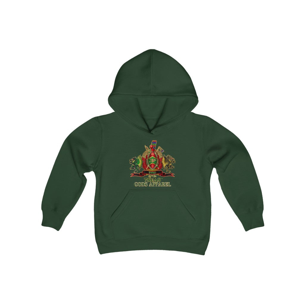 APEP - BYRD OF THE 7SEAS GODS APPAREL - Gods & Goddess Youth Heavy Blend Hooded Sweatshirt