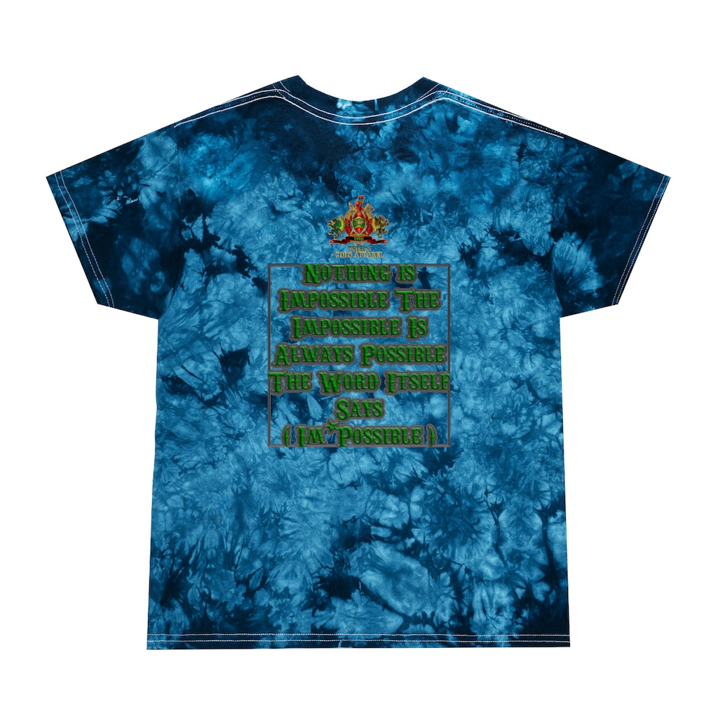 World Is A Jungle - BYRD OF THE 7SEAS GODS APPAREL - TIGER EDITION - ENBYRD - Gods/Mens Tie-Dye Tee, Crystal